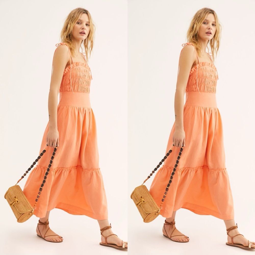Free People Late Checkout Midi Dress